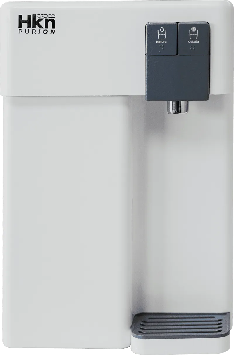 Purificador Hoken CPD23 Purion na cor branca, com botões de água natural e gelada